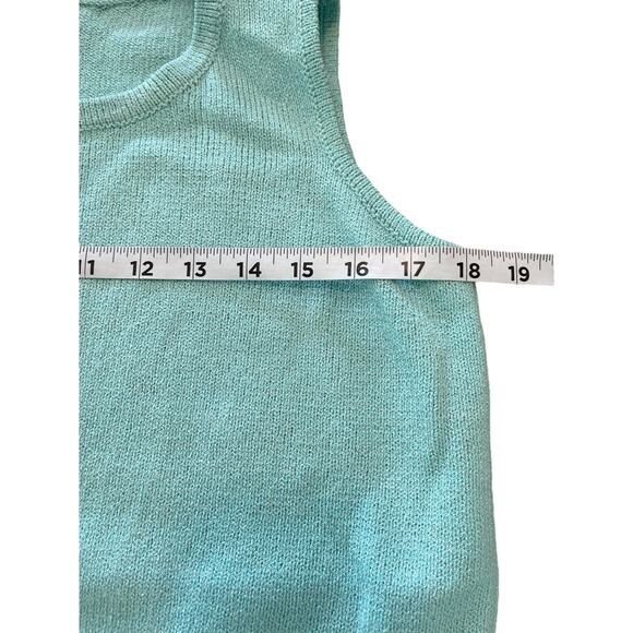 JSS Woman’s 3pcs suit Small knit wear blue teal wool blend USA classic luxury - Picture 9 of 16